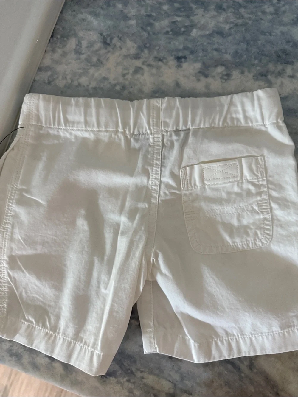 Polo Little Boys by Ralph Lauren White Drawstring Cotton Shorts
